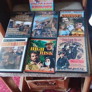 VINTAGE BUNDLE OF COWBOYS AND WESTERN DVS.